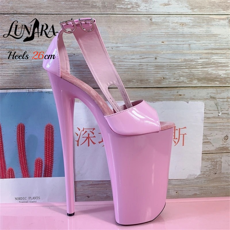 26cm/10Inch Pink Patent Extrem - Women'S Shoes Quality recension och pris