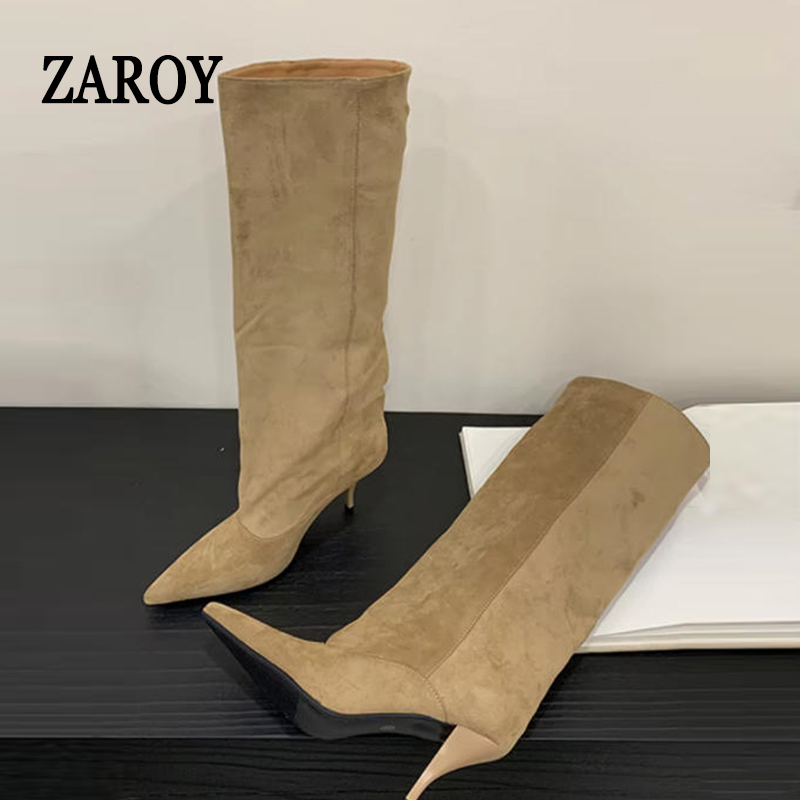 ZAROY Knee High Women Boots Wi - Knee High Boots Women recension och pris