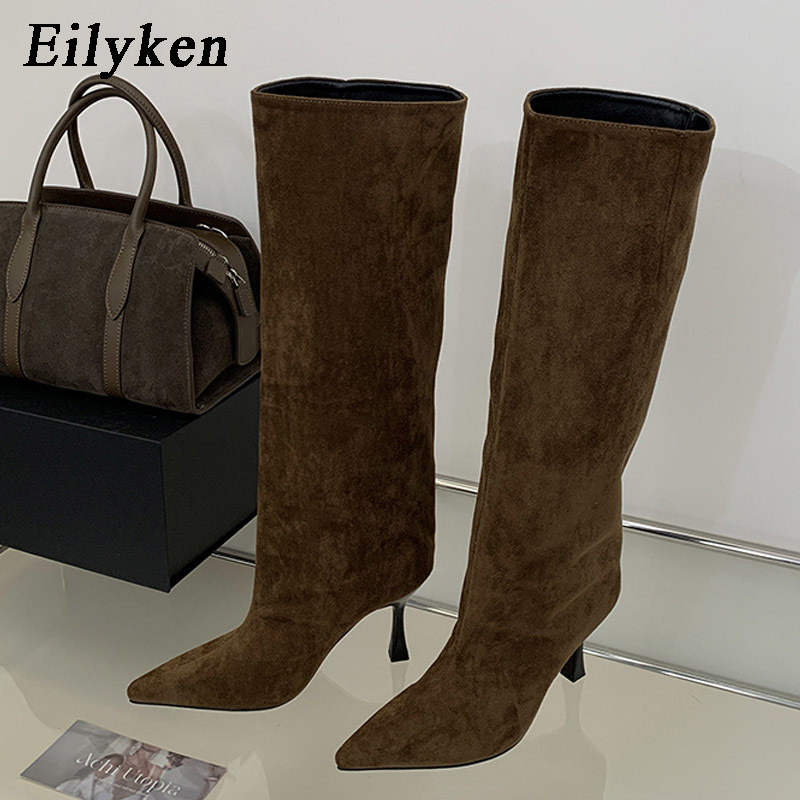 Eilyken Winter Retro Design Po - Knee High Boots Women recension och pris