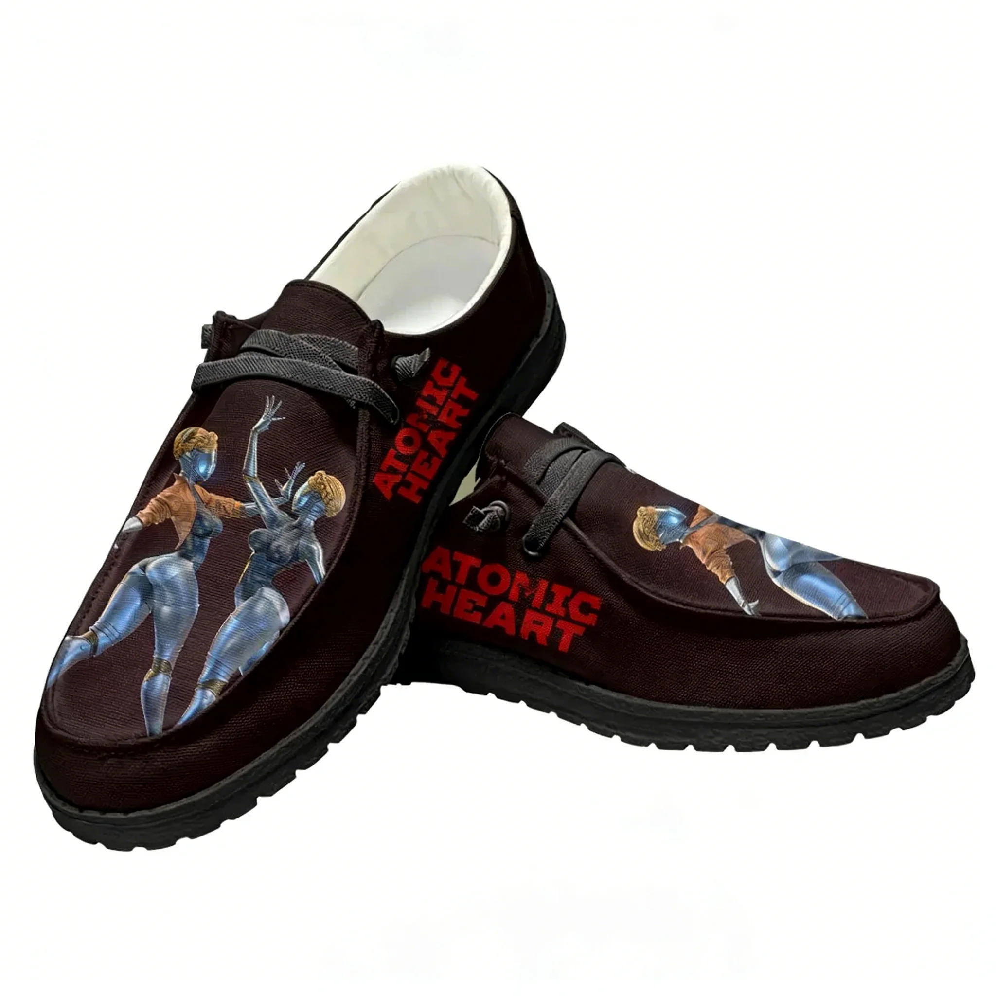 Atomic Heart Casual Shoes Flat - Oxford Lace Up Women recension och pris