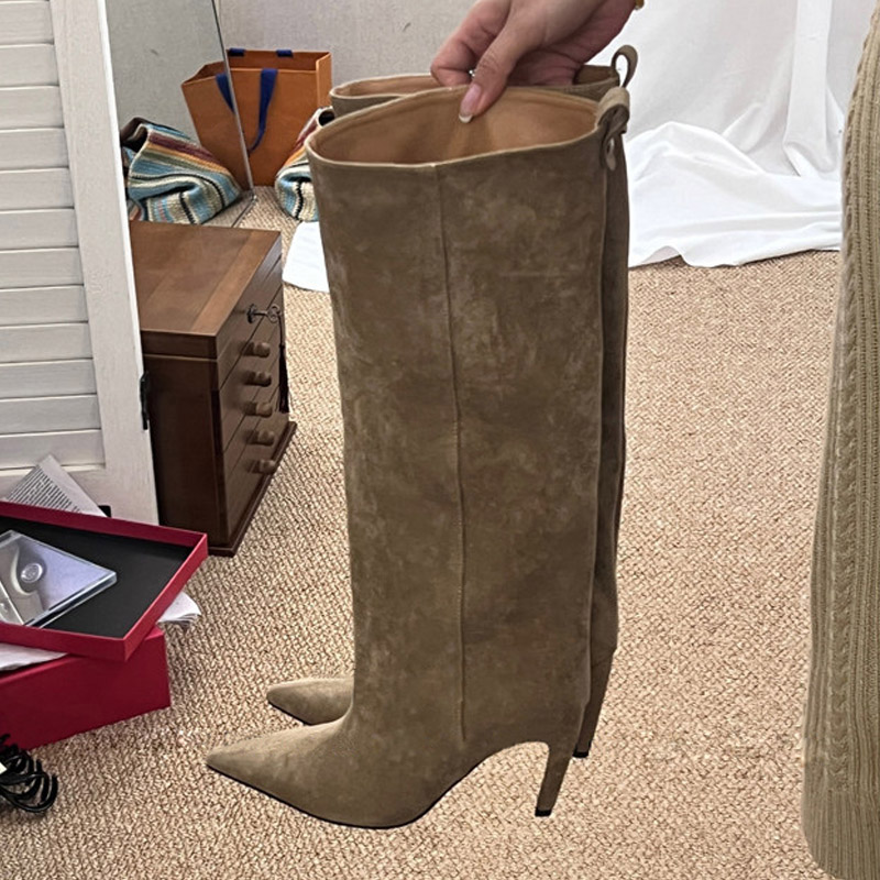 Eilyken Sexy Thin High Heels P - Knee High Boots Women recension och pris