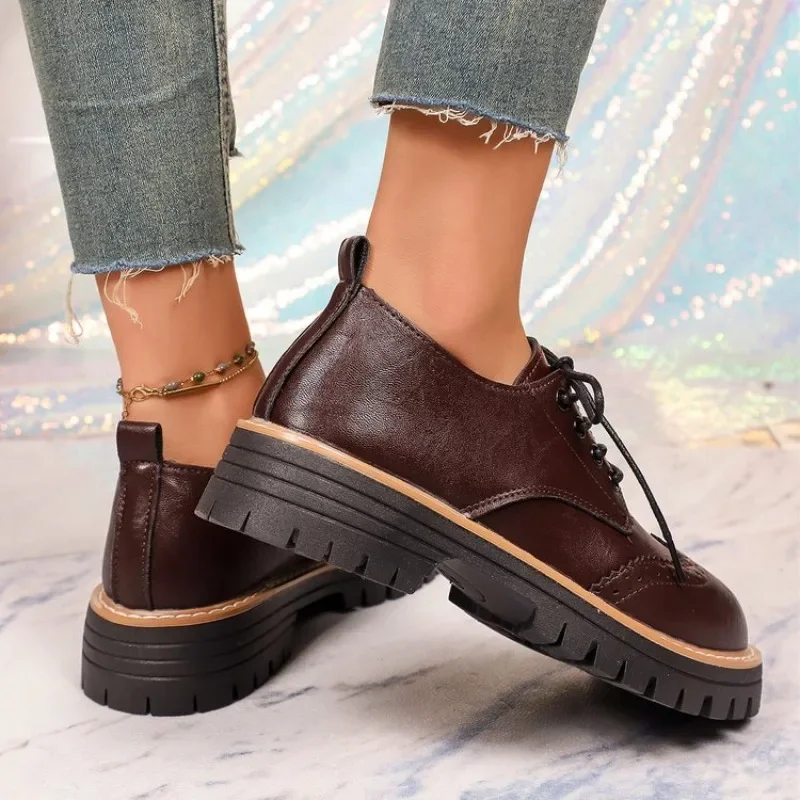 Women Classic Platform Oxford  - Oxford Lace Up Women recension och pris